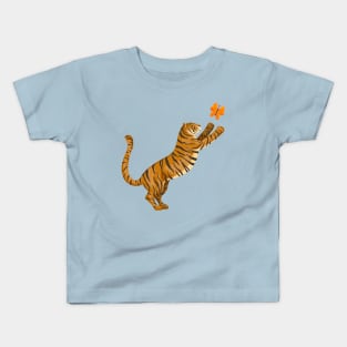 Cute Cartoon Tiger Kids T-Shirt